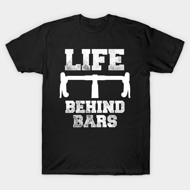 Life Behind Bars Bicycle Tshirt T-Shirt by zurcnami